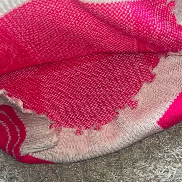 Altar’d State oversized Pink Happy Face Sweater Women’s Small - Picture 13 of 13